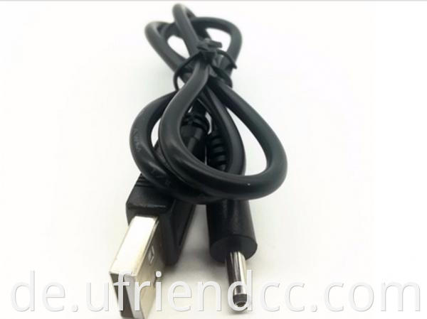 ODM OEM 1M 20AWG USB 2.0 A Mann bis 3,5 mm DC -Stecker Stecker Netztkabel Kabel 5V 9 V 12 V Ladungslauf Barrel Jack -Stromkabel Schwarz